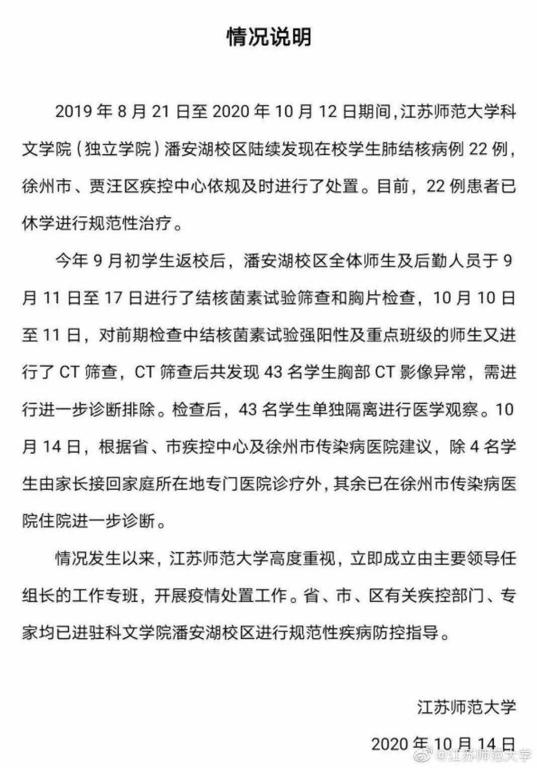 江苏师范大学最新疫情动态